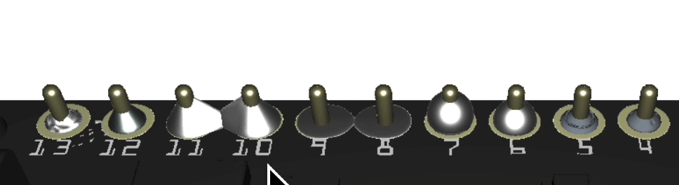gif demostrating cursor change on hover for clickable meshes