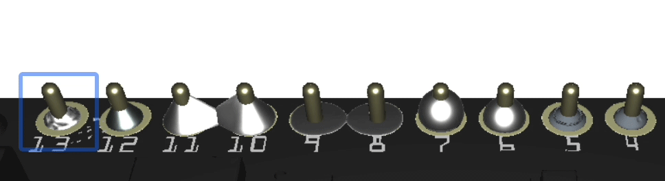 gif demostrating focus of meshes using tab
