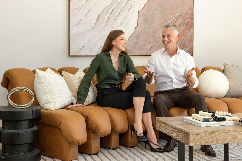 Michael Abraham and Ania De Pourbaix of AMRE Real Estate Group at Compass Beverly Hills
