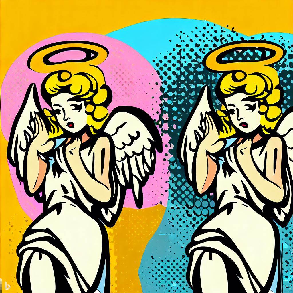pop-art angel