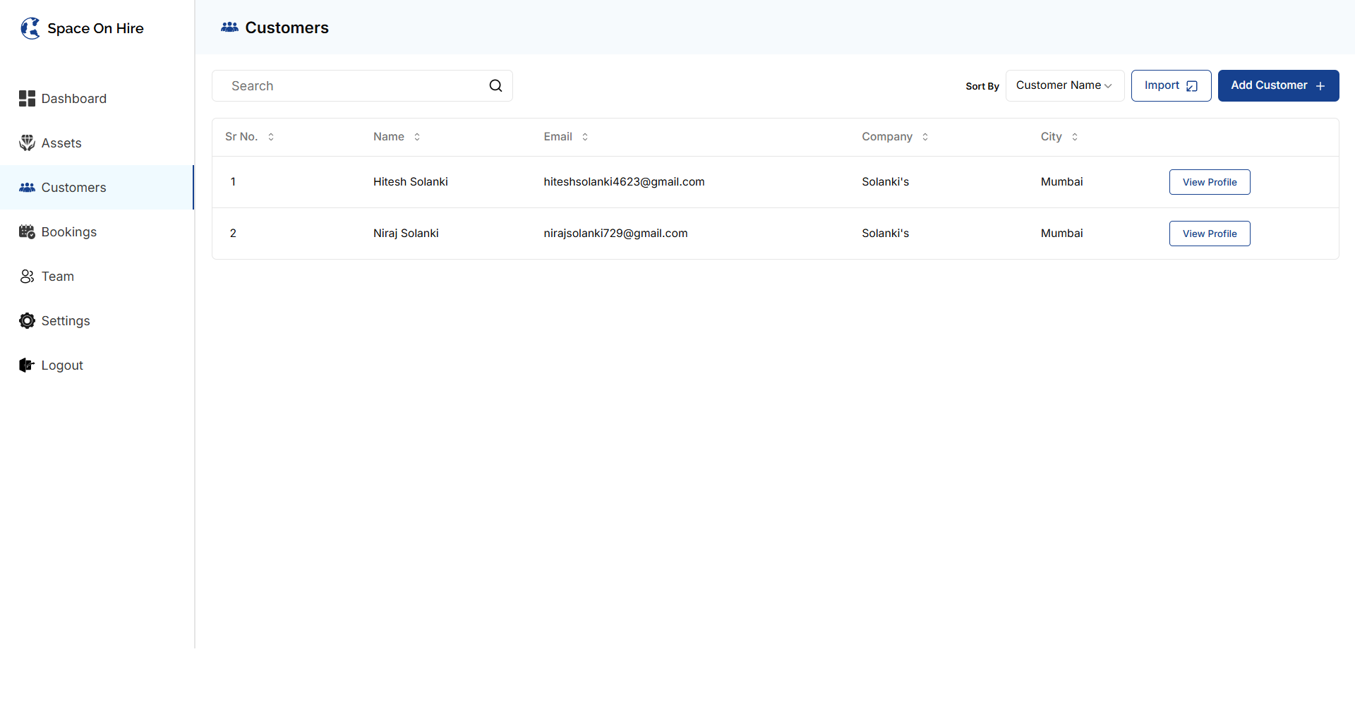 Customer Directory