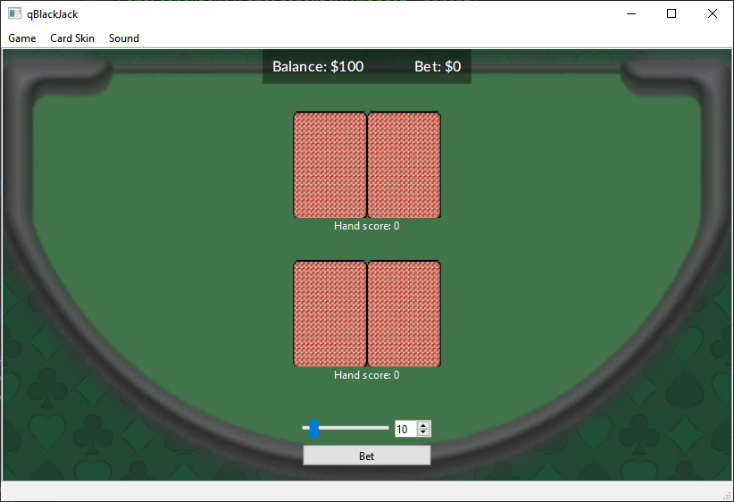 GitHub - Hitonoriol/qBlackJack: BlackJack game