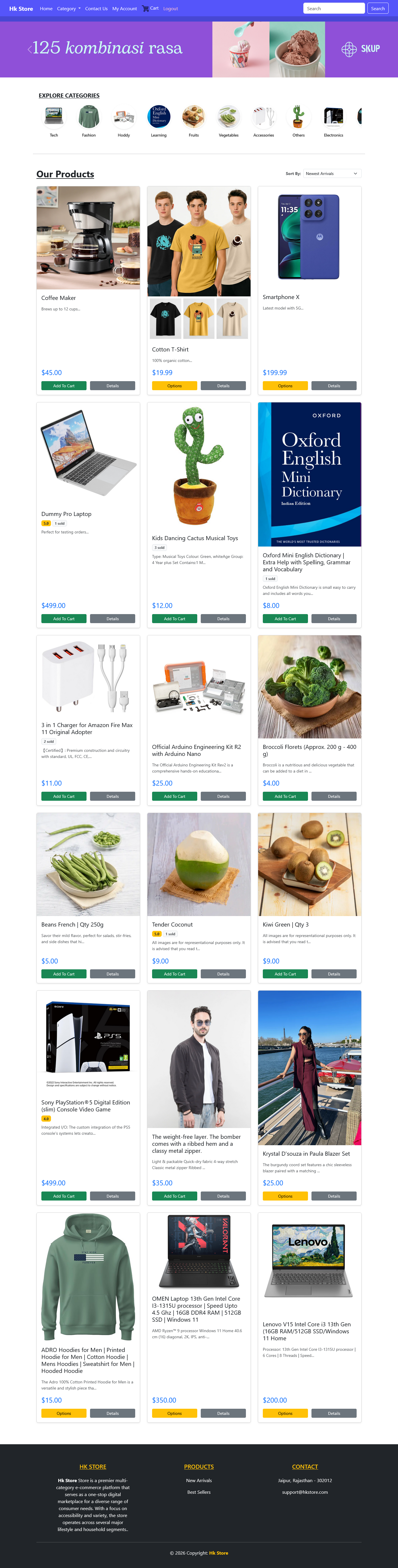 Hk Store - Multi-Vendor E-commerce Platform