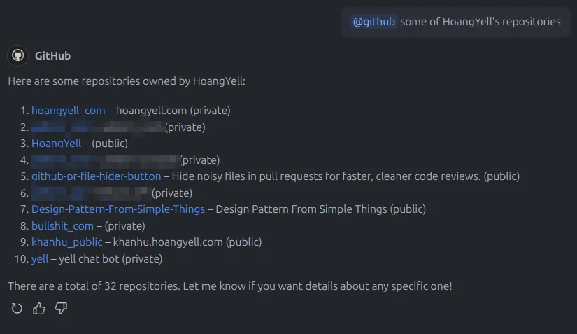 mention github
