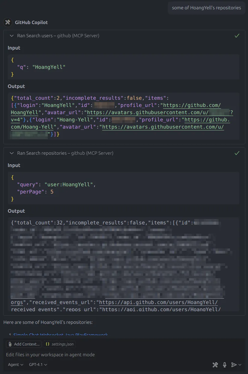 mention github agent