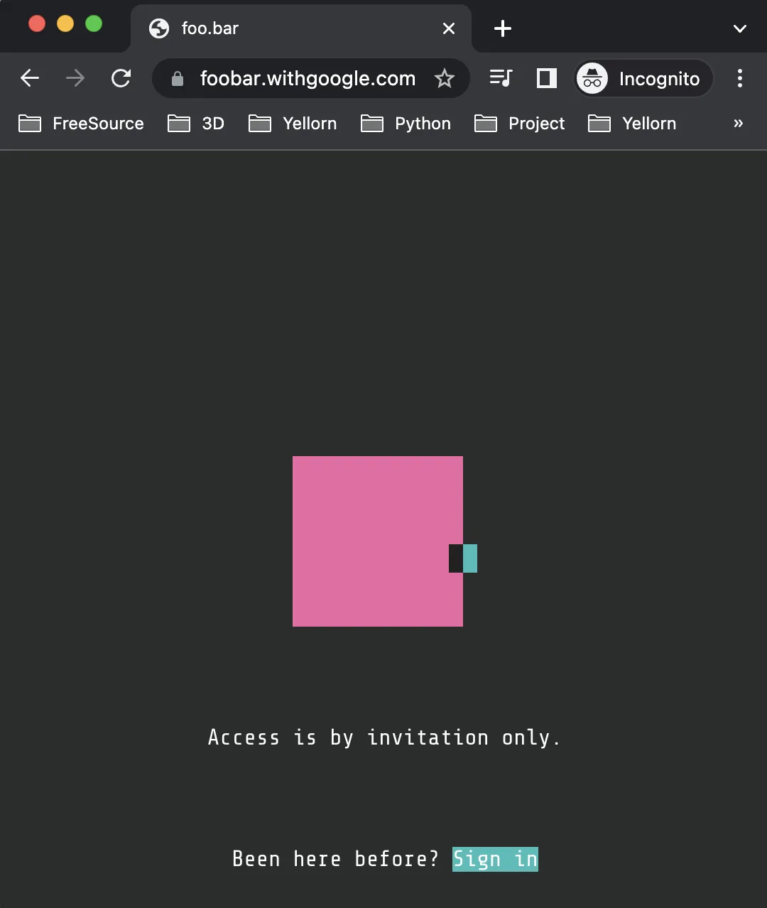 google foobar permission