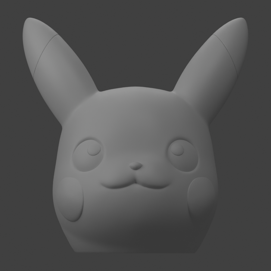 Original uncolored STL, about 63 mm tall