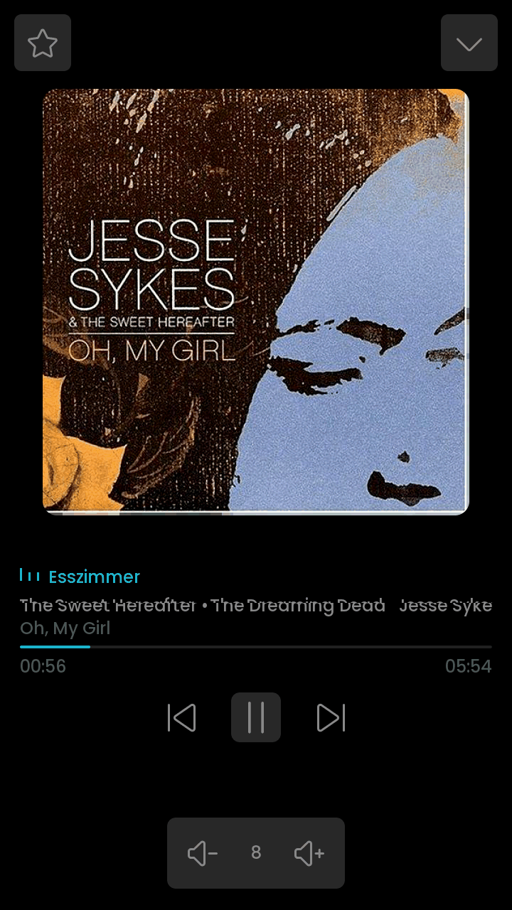 Songtitel-Scrolltext in der Now-Playing-Ansicht