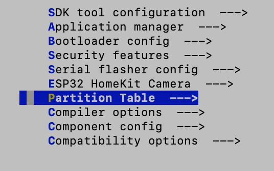 Partition Table