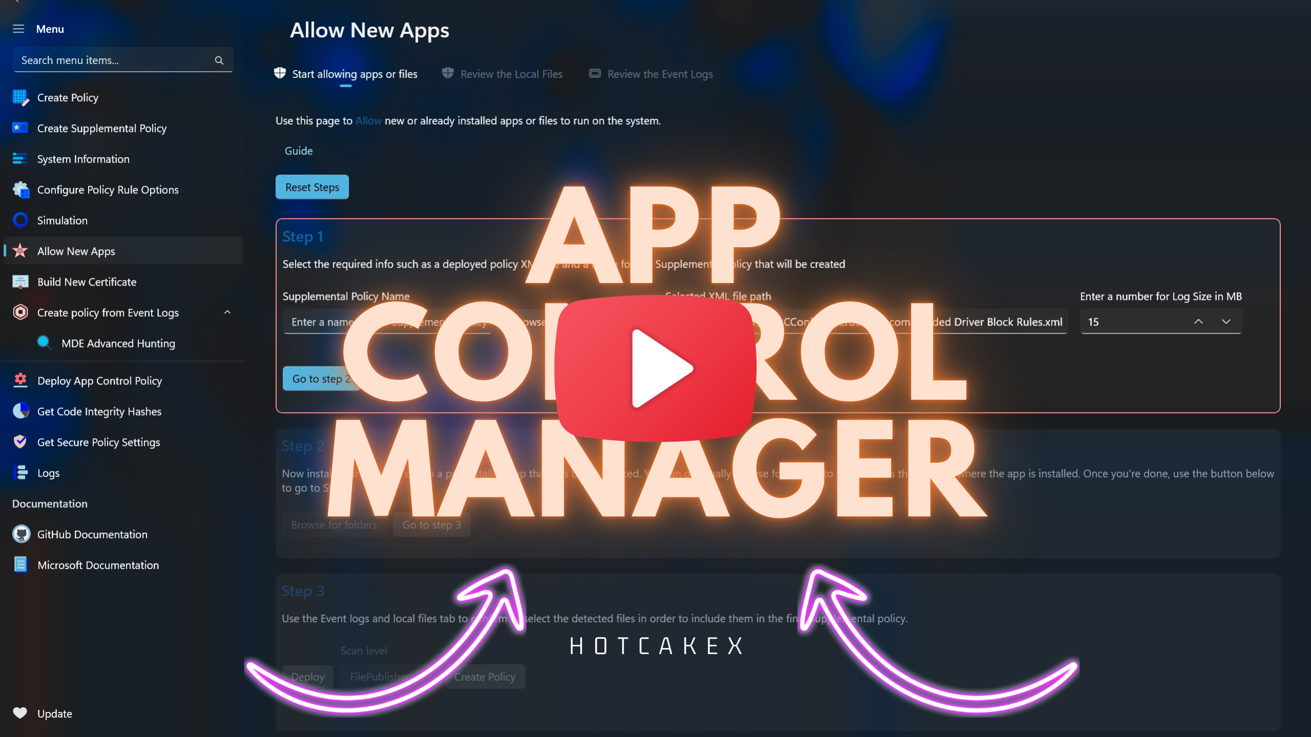 AppControl Manager YouTube Video demo thumbnail