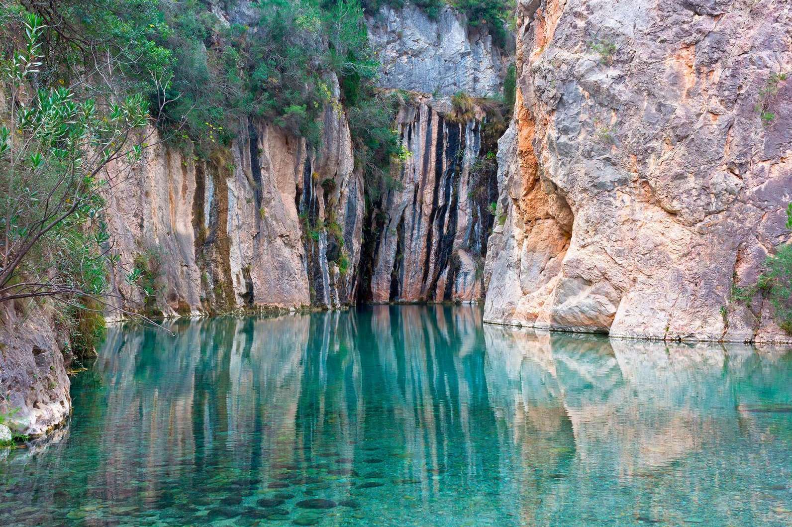 Pozas y río Mijares en Montanejos