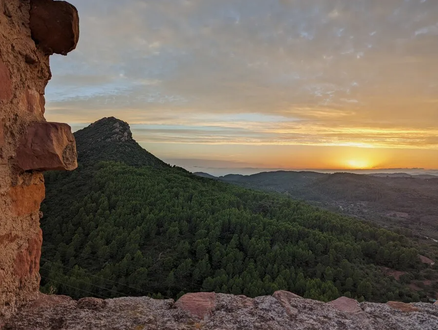 Vistas desde la cresta de El Morral