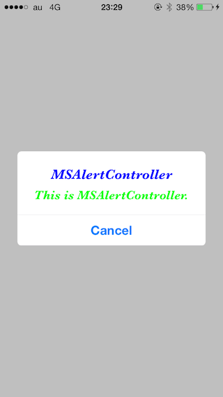 Alert Controller
