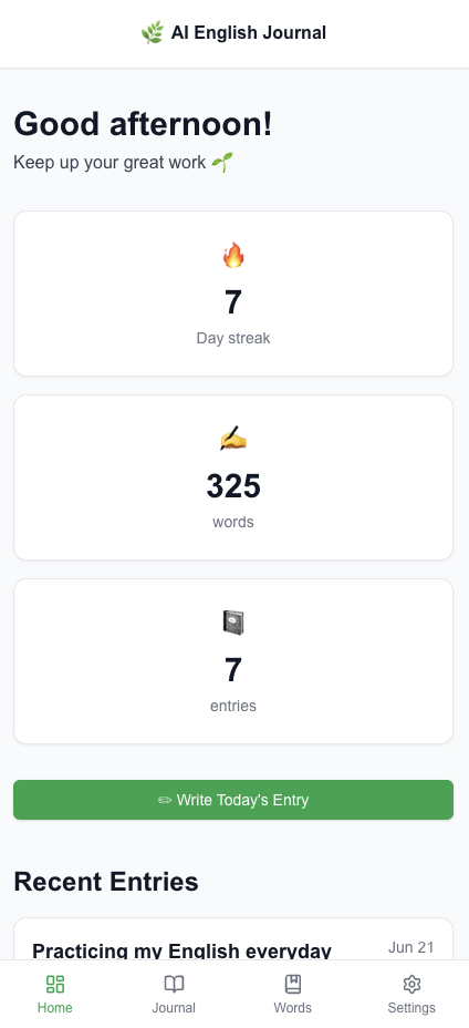 vct-ai-english-journal screenshot