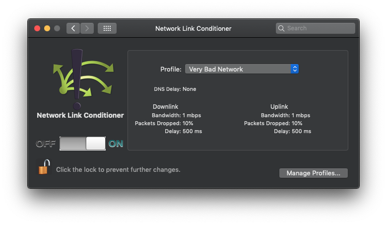 networklinkconditioner