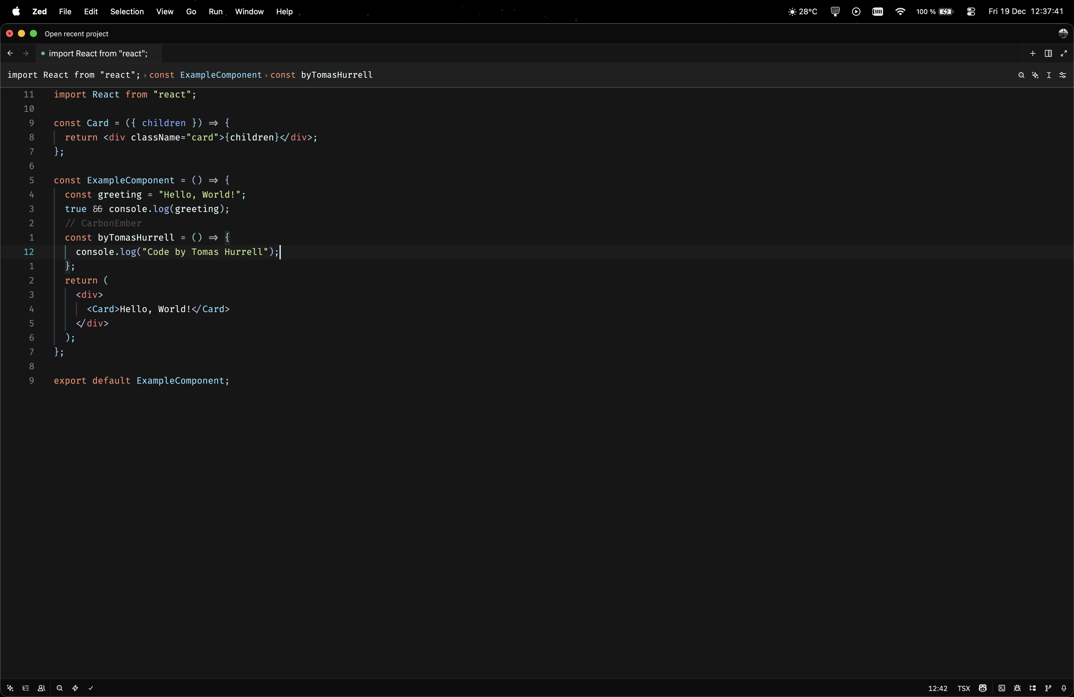 CarbonEmber Screenshot