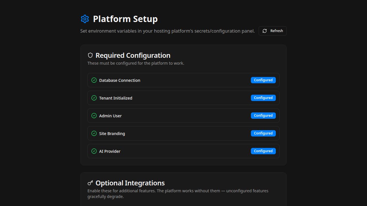 VisionClaw Setup Dashboard