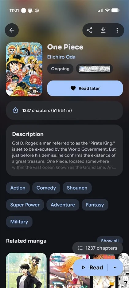 DropSauce details screen