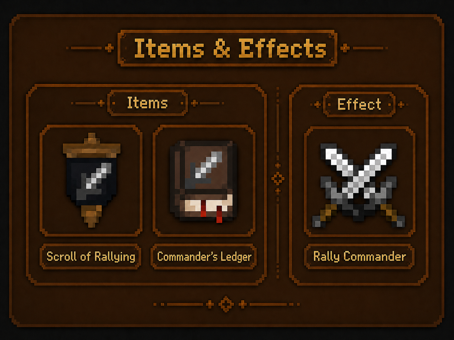 Items and Effects