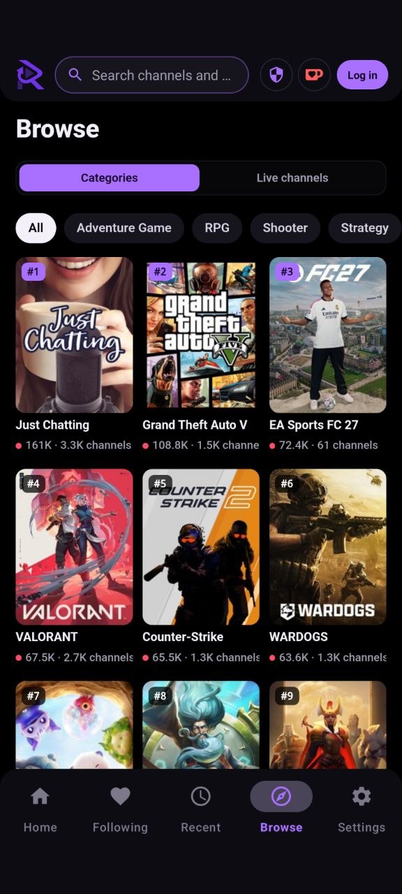 Twitch Retold Mobile 1