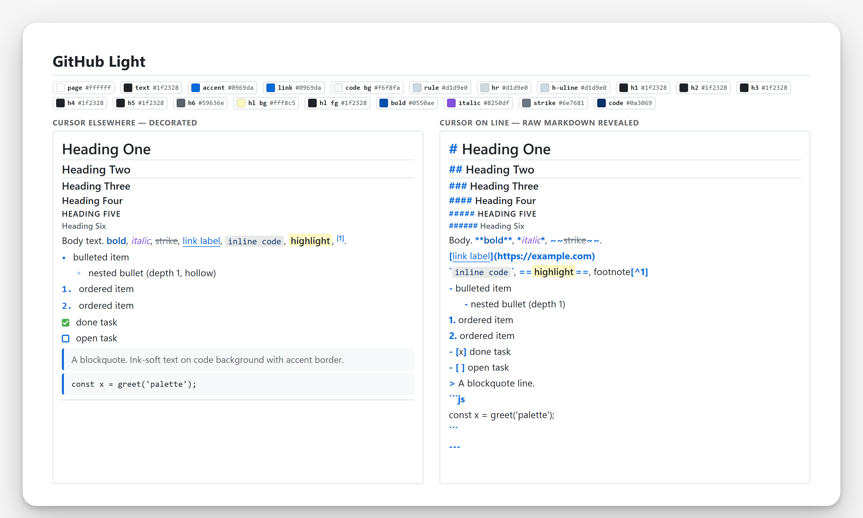 GitHub Light