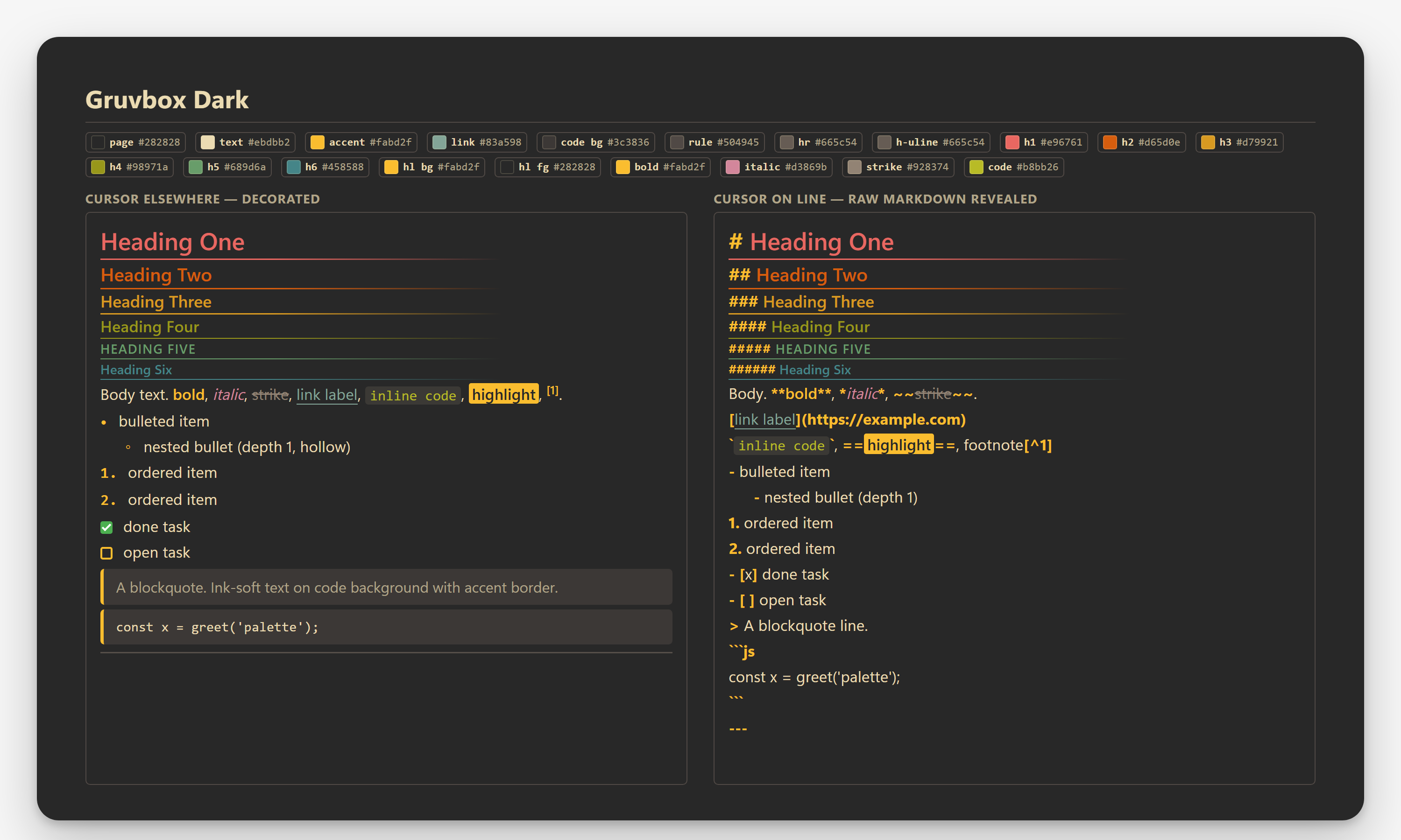 Gruvbox Dark