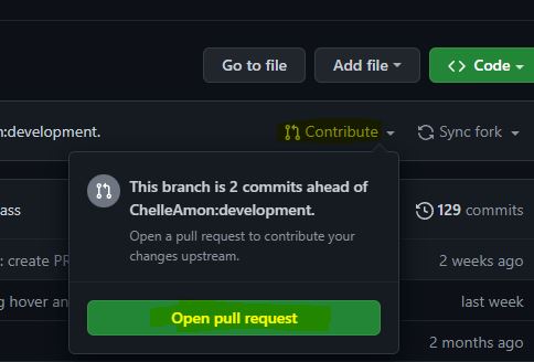 step 1 Pull request