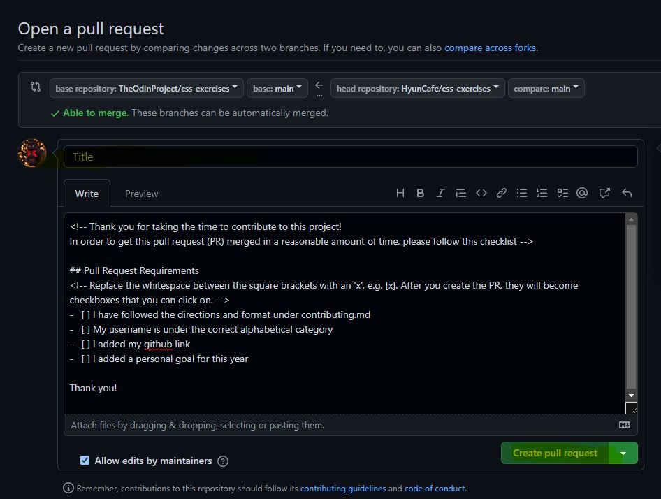 step 2 Pull request