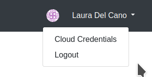 IM - dashboard cloud credentials