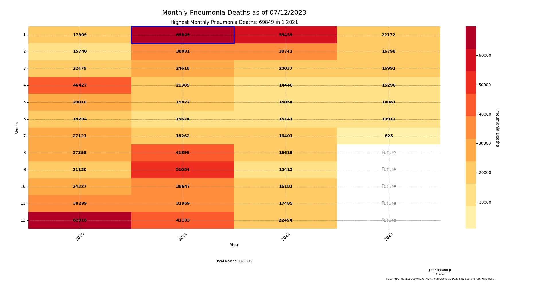 Pneumonia Heatmap