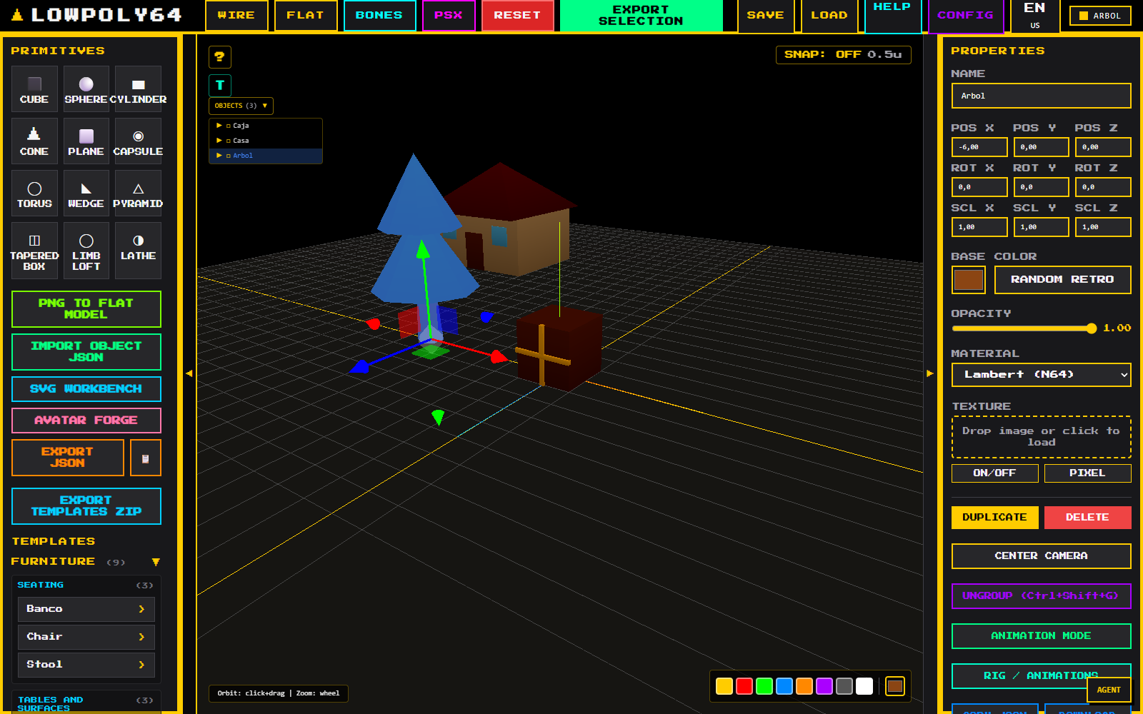 Retrovisor 3D editor