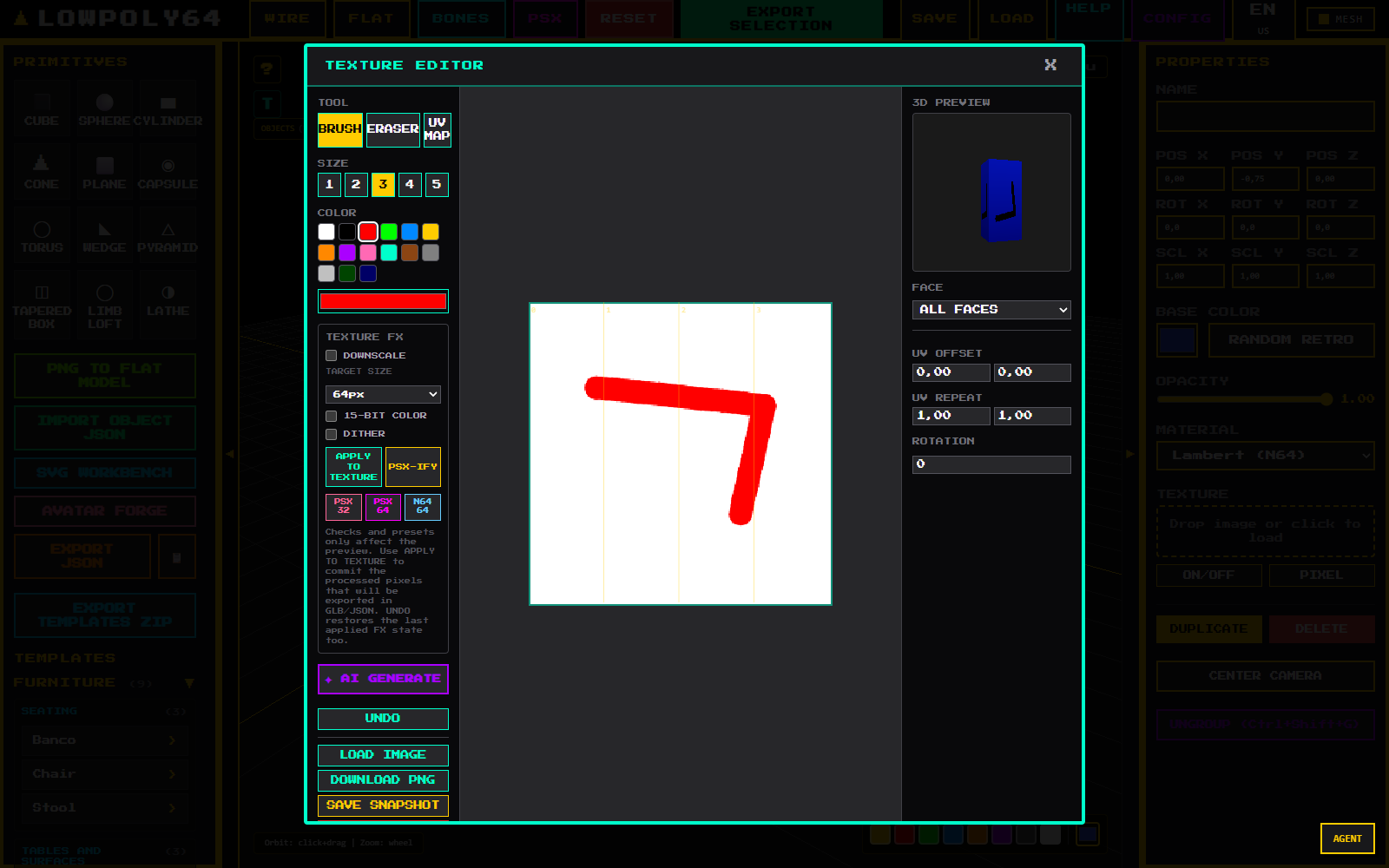 Texture editor