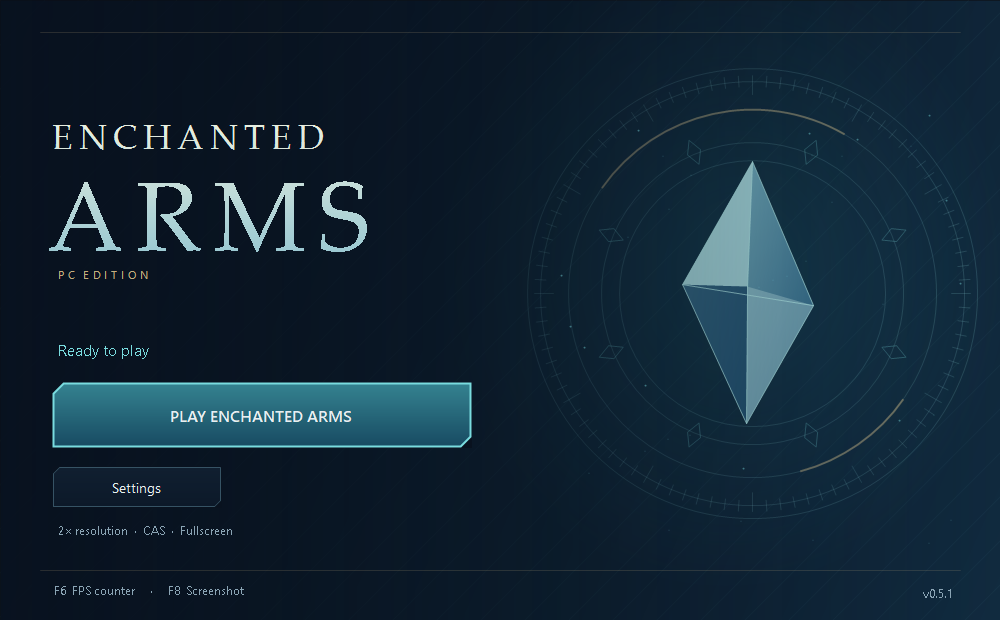 EnchantedArmsPC launcher