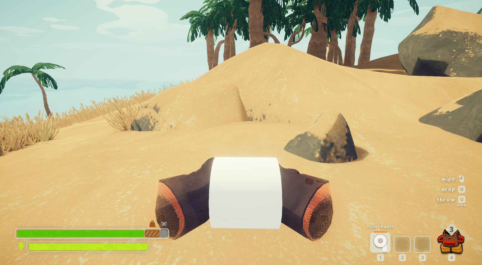 Getting Dirty and wiping with Toilet Paper