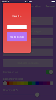 Modal position - CustomOrigin