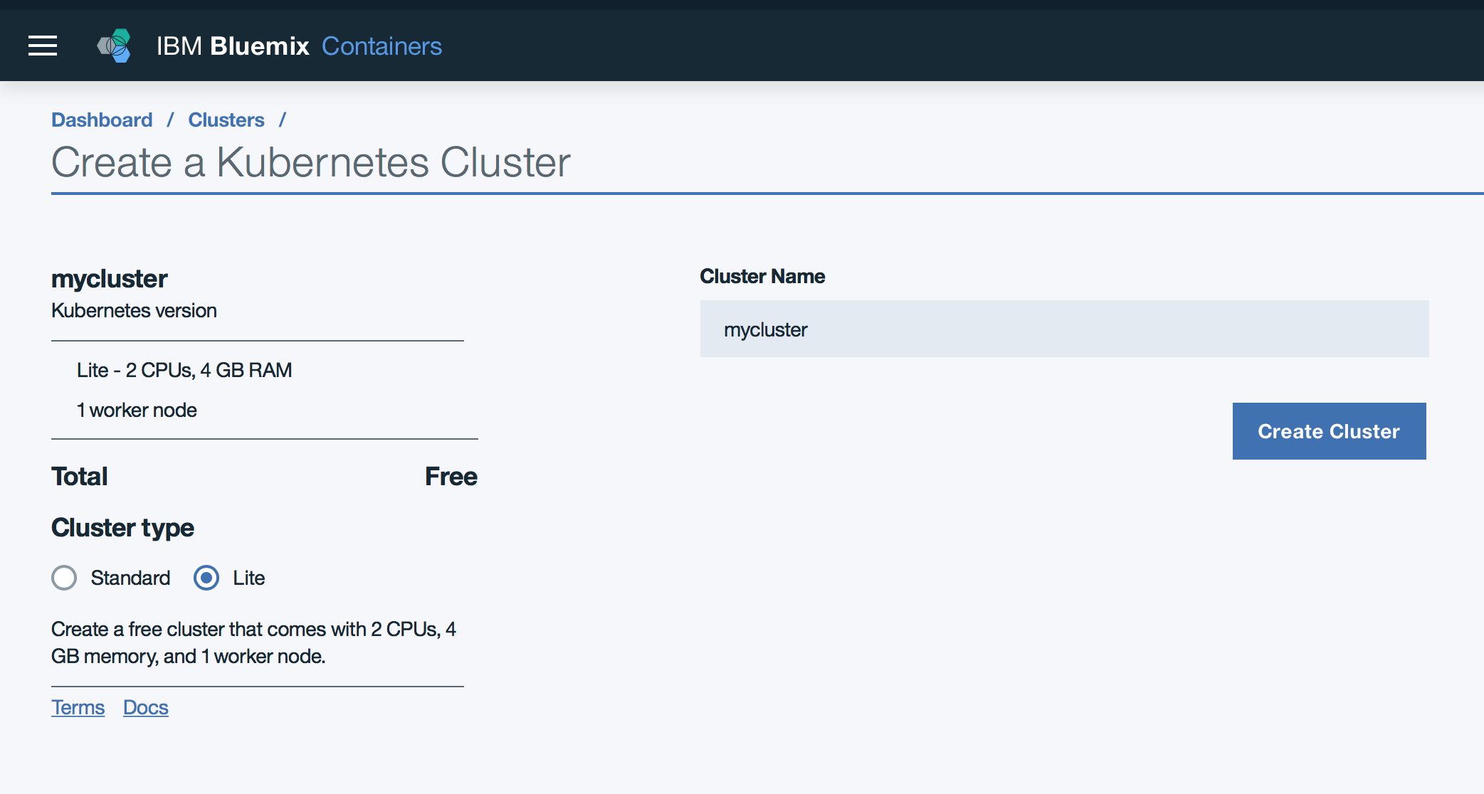 Kubernetes Cluster Creation on IBM Cloud