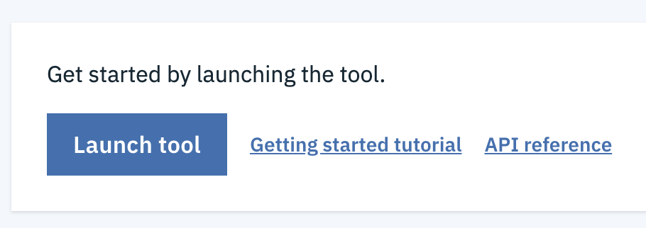 "Launch Tool Button"
