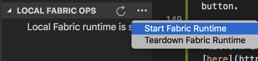 Start Fabric Runtime