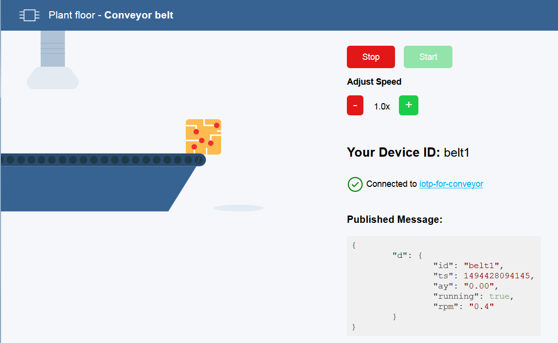 Conveyor belt app