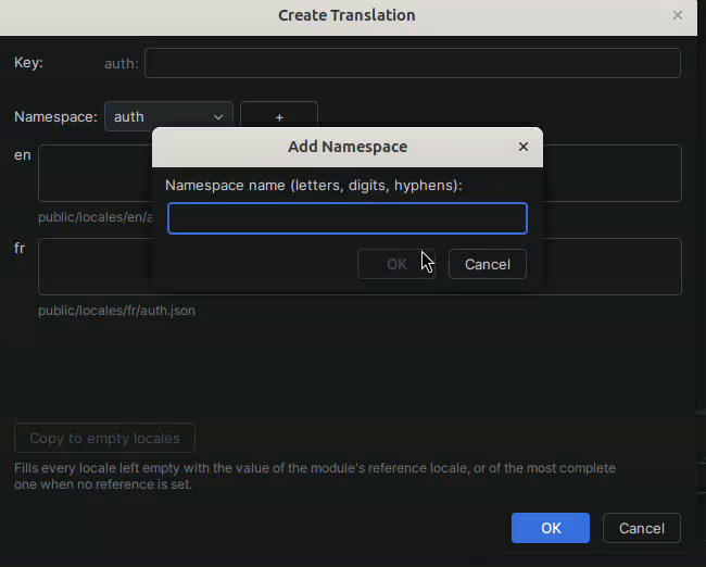 Add Namespace
