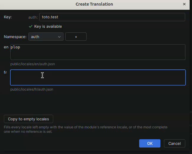 Create Translation