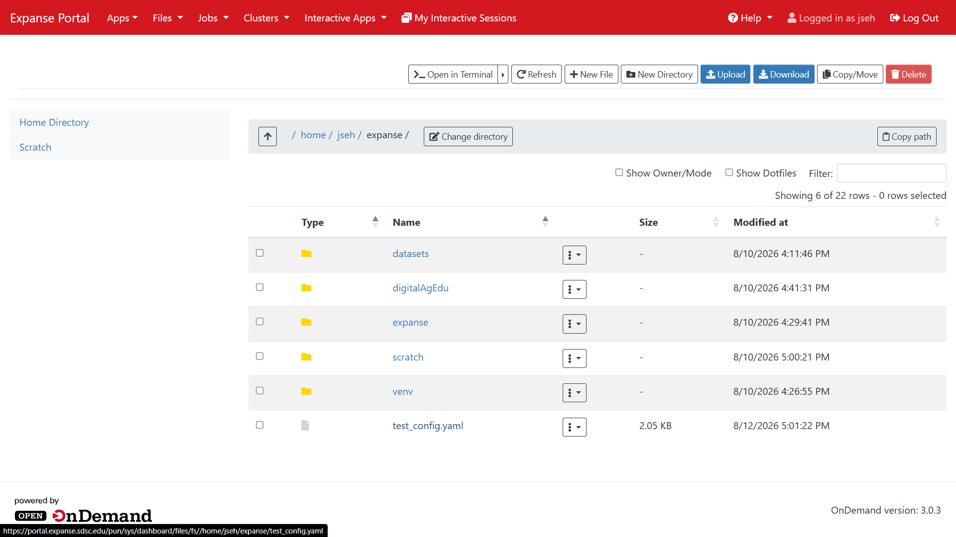 Uploaded Config