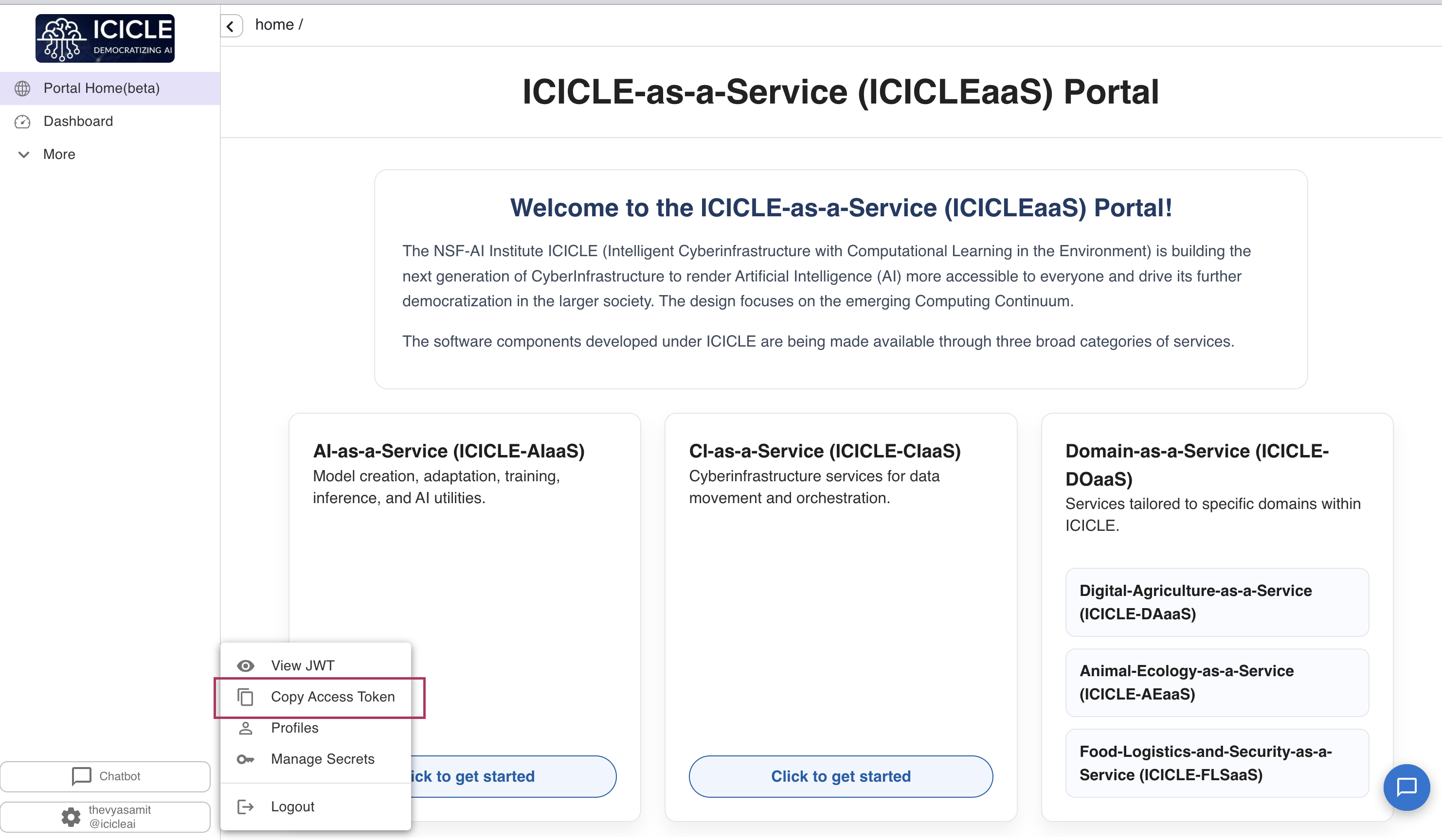 Getting your Tapis access token