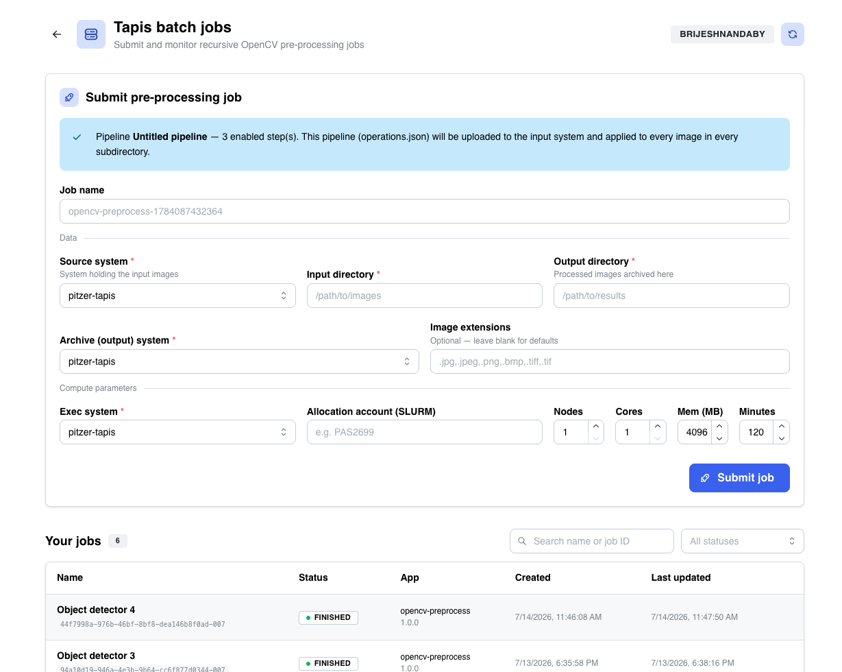 Job submission