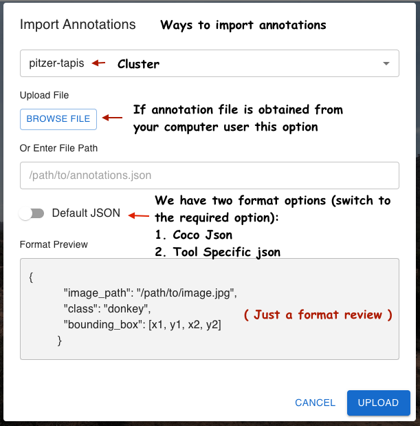 Import Annotations