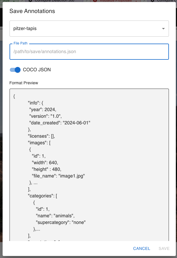 Save Annotations