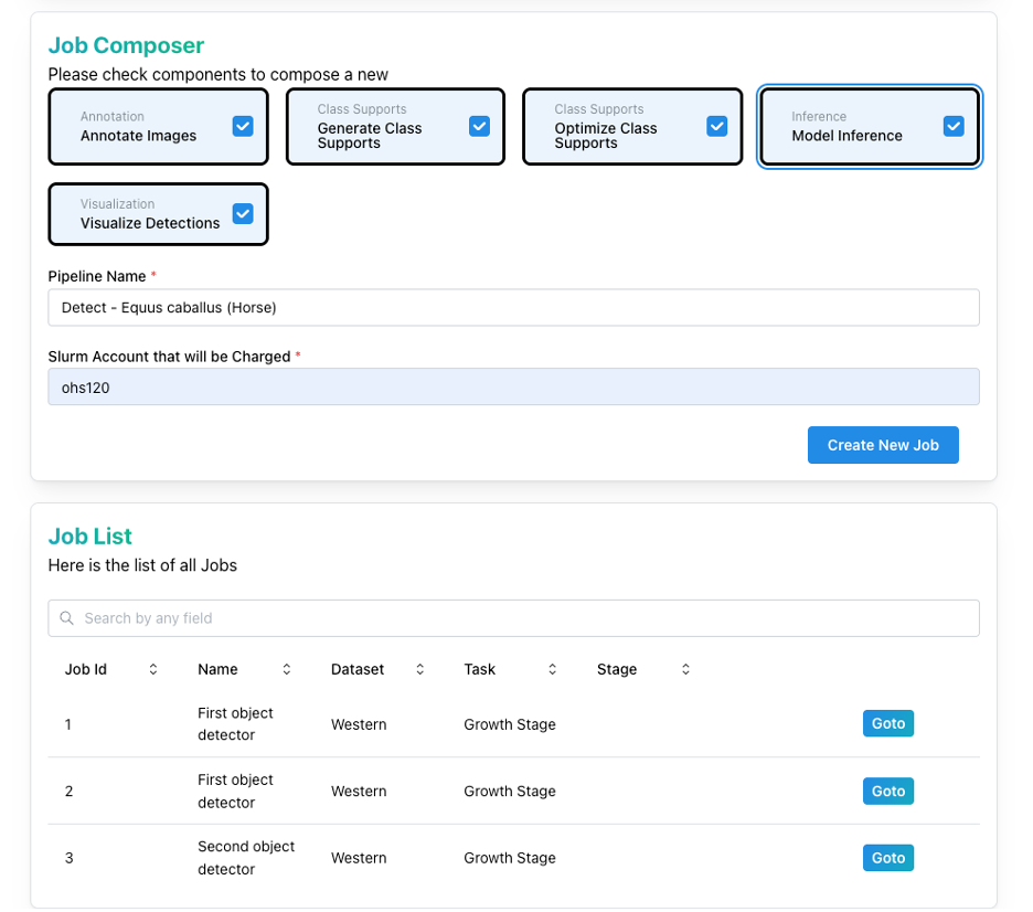 Search and Select Pipeline