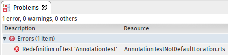 RTS duplicate log