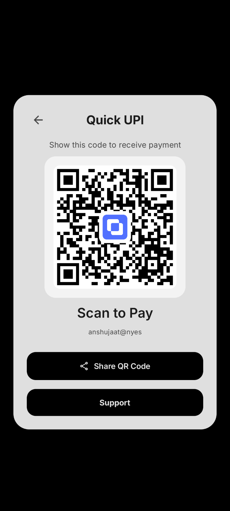 Dynamic UPI/PayPal QR Code