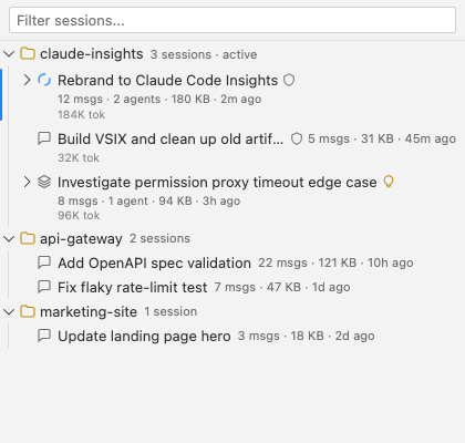 Session browser (light)